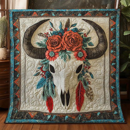 Bull Skull WX3105007CL Quilt