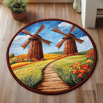 Wildmill WX1505039CL Quilted Round Mat