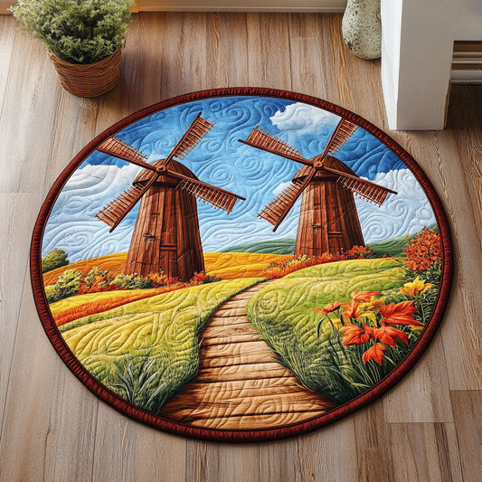 Wildmill WX1505039CL Quilted Round Mat