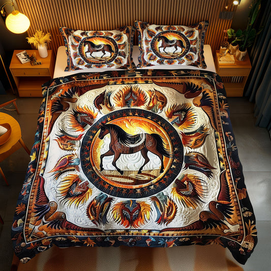 Horse Native American WJ2110029CL Duvet Cover Set