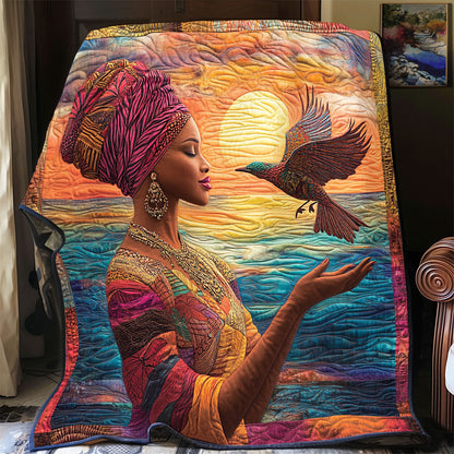 Woman African WX0406066CL Quilt