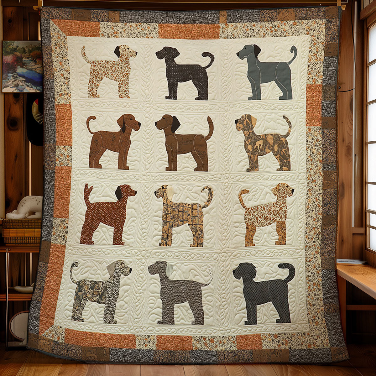 Cute Dogs WY0602137CL Quilt