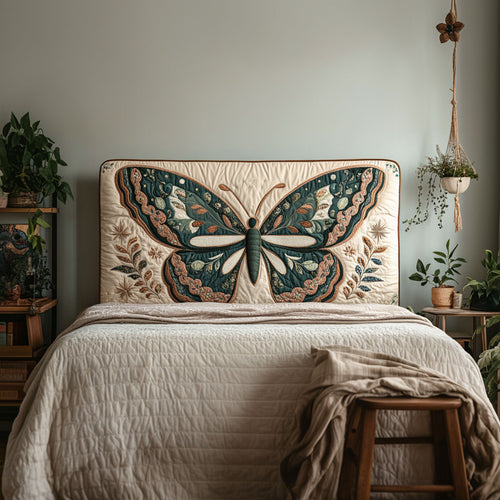 Ethereal Butterfly KL1612004CL Quilted Headboard Slipcover