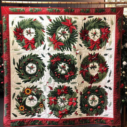 Christmas Wreath Collection WP3010025CL Quilt