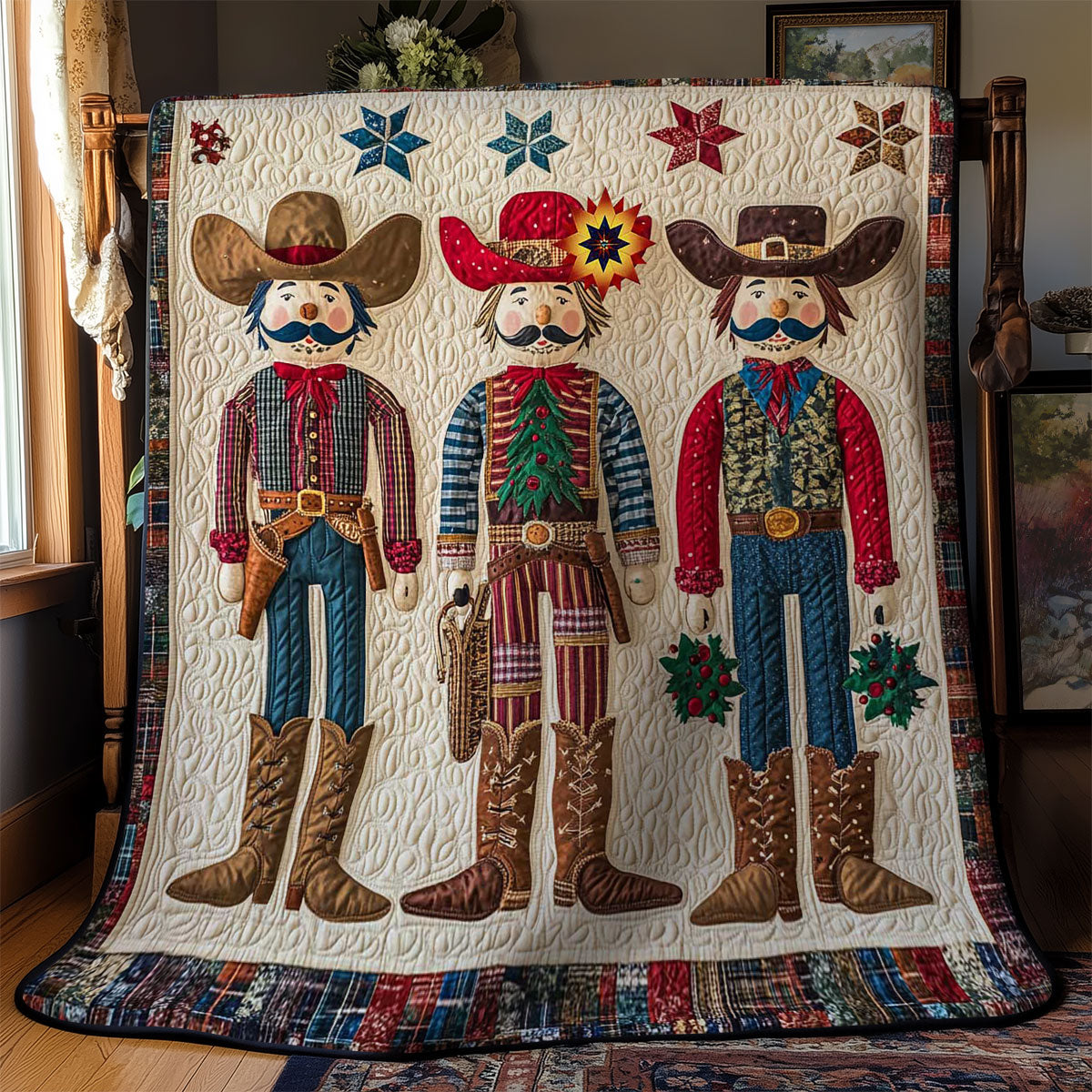 Cowboy Nutcrackers WN2711051CL Quilt