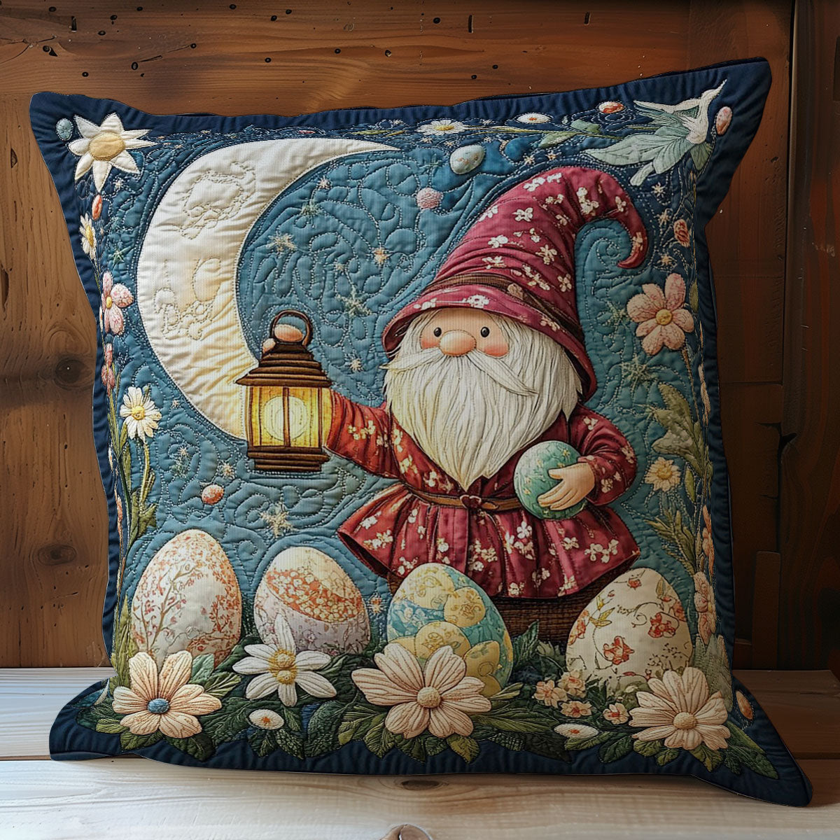 Gnome In Night WY2401014CL Quilt Pillow Case