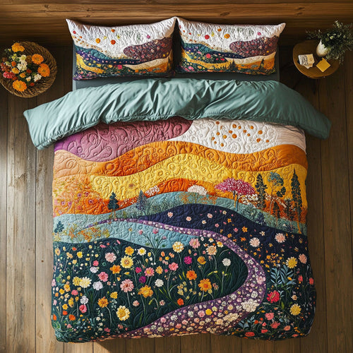 Hillside Flower Path CW1707024CL Duvet Cover Set