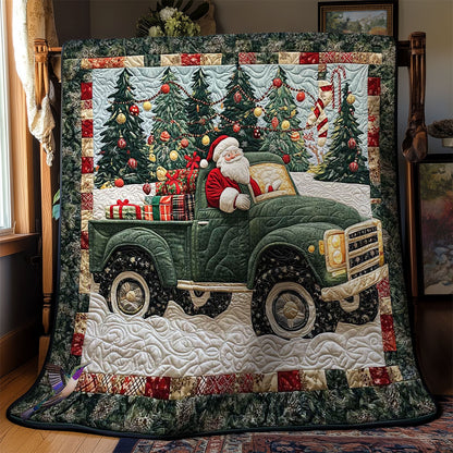 Santa Green Express WN2011026CL Quilt