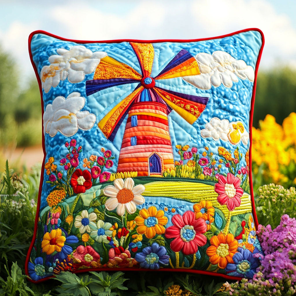 Whispers Of The Windmill WJ2402032CL Quilt Pillow Case