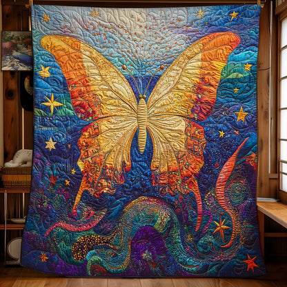 Butterfly In Colorful WY1302025CL Quilt