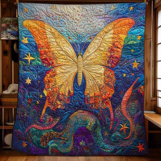 Butterfly In Colorful WY1302025CL Quilt