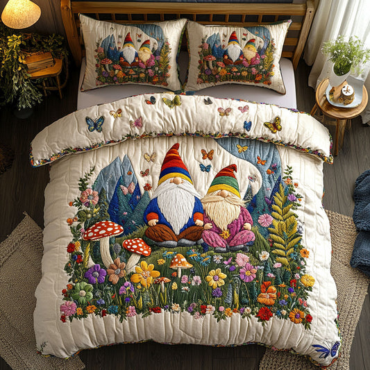 Garden Gnome Friends WN3105017CL Duvet Cover Set
