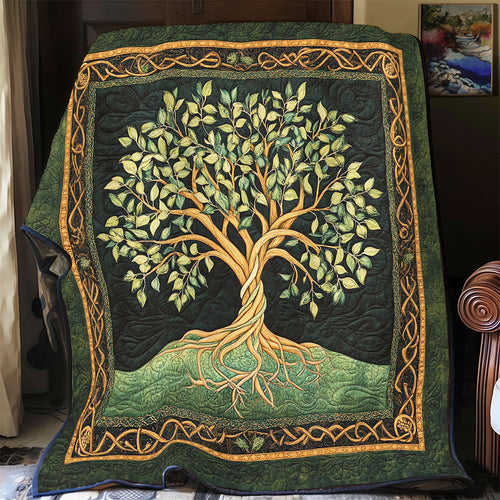 Beautiful Tree Of Life WY2001069CL Quilt