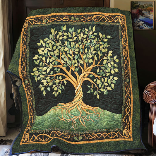 Beautiful Tree Of Life WY2001069CL Quilt