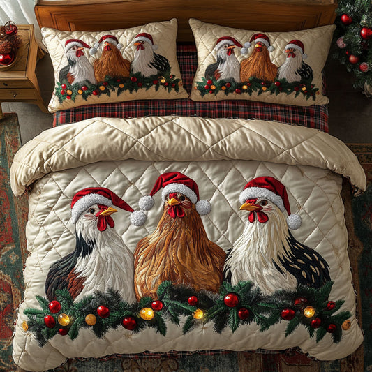 Homestead Chicken WN0810032CL Duvet Cover Set