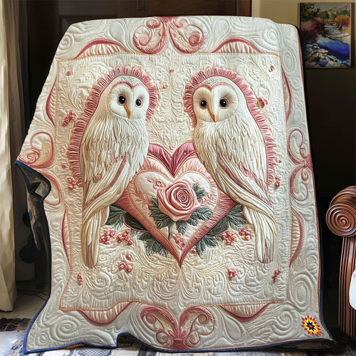 Valentine Couple Owl WY2512029CL Quilt