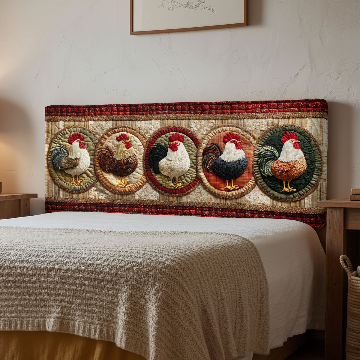 Barnyard Charm CP2012006CL Quilted Headboard Slipcover