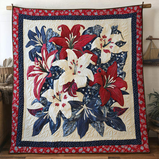 Freedom Bloom Memorial Day Lily WN1006033CL Quilt