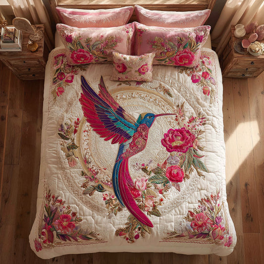 Floral Hummingbird Whisper CW2909033CL Duvet Cover Set