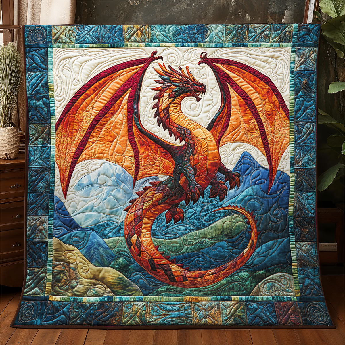 Majestic Dragon WX3105037CL Quilt