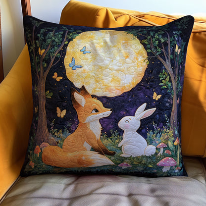 Fox And Rabbit WJ2611049CL Quilt Pillow Case