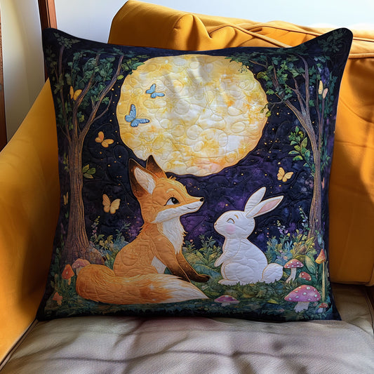 Fox And Rabbit WJ2611049CL Quilt Pillow Case