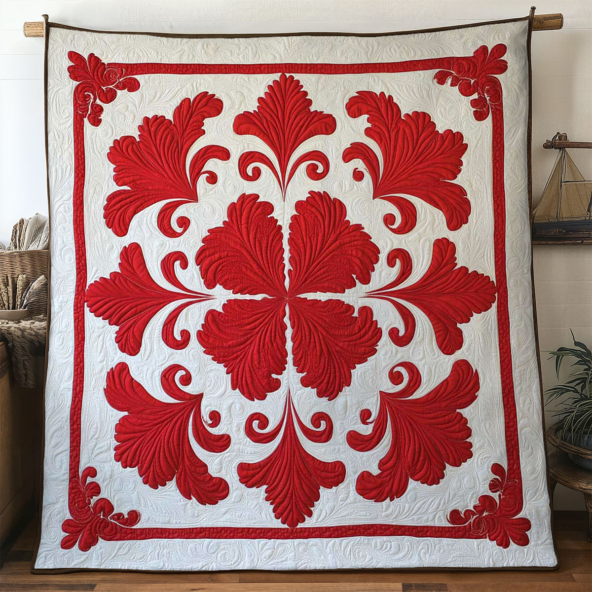 Floral Hawaiian WN0805008CL Quilt