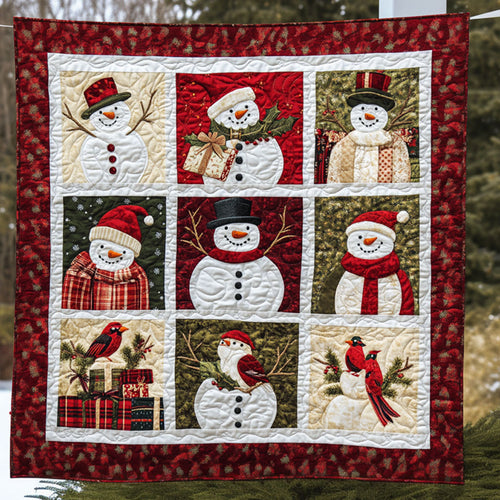 Winter Joy Snowman WN2509084CL Quilt