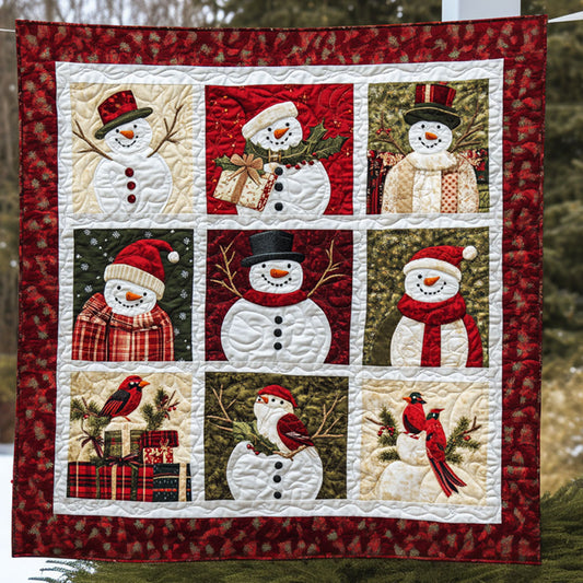 Winter Joy Snowman WN2509084CL Quilt