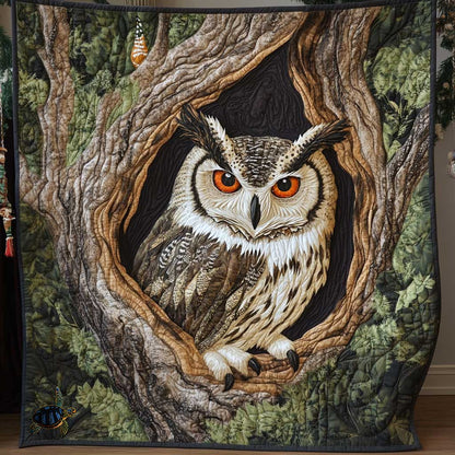 Owl Nest Forest WP0411018CL Quilt