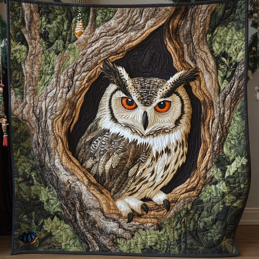 Owl Nest Forest WP0411018CL Quilt