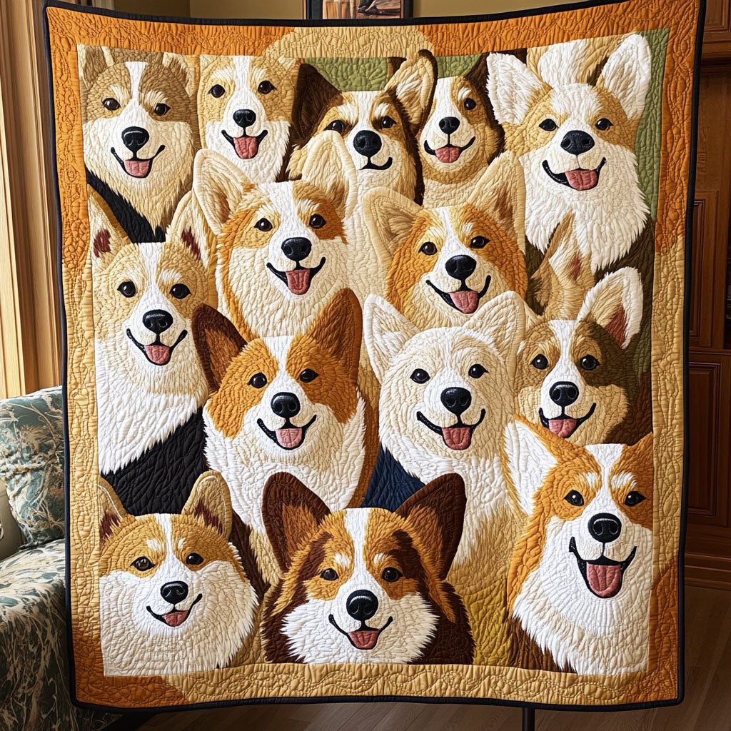 Cozy Corgi CW0512010CL Quilt