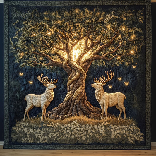 Deer & Tree Of Life LT1509048CL Quilt