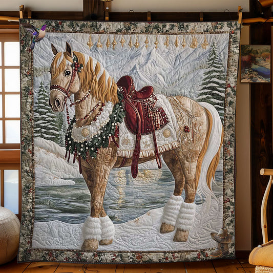 Majestic Holiday Horse WN2911032CL Quilt