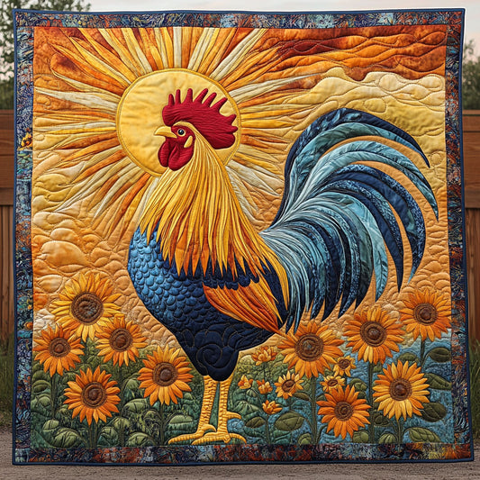 Chicken Bloom CW2205416CL Quilt