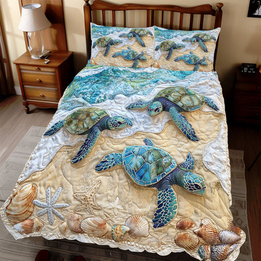 Turtle In Sand WX1912099CL Duvet Cover Set