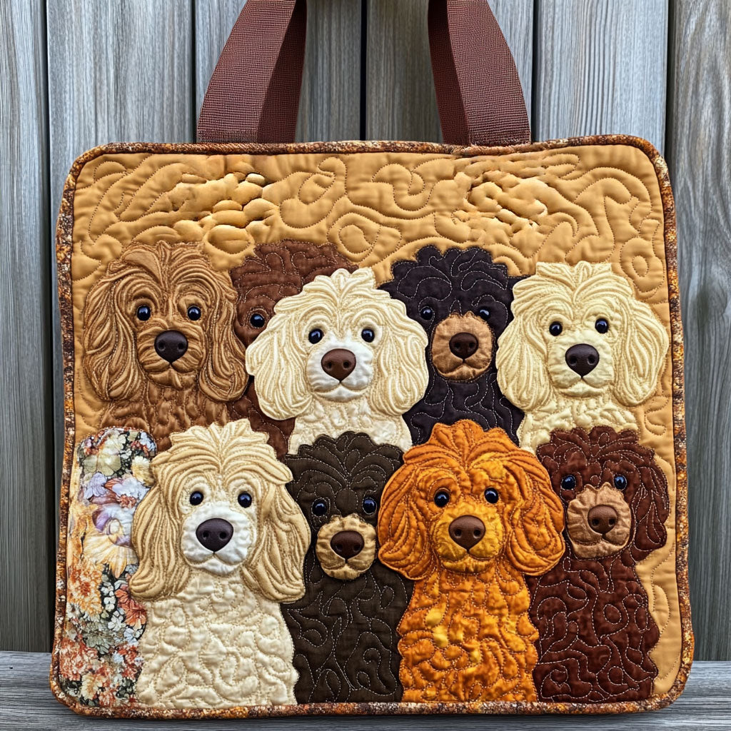 Dog Friendly House WN1511029CL Quilted Tote Bag