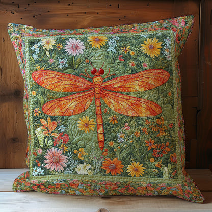 Dragonfly In Mystic Garden WY0602077CL Quilt Pillow Case