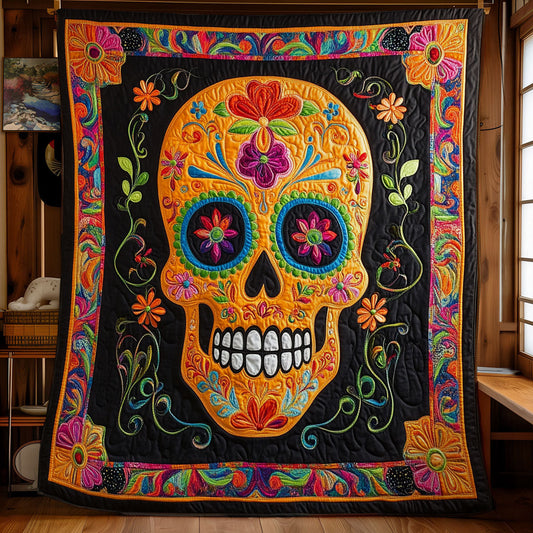 Day Of The Dead WX0307021CL Quilt