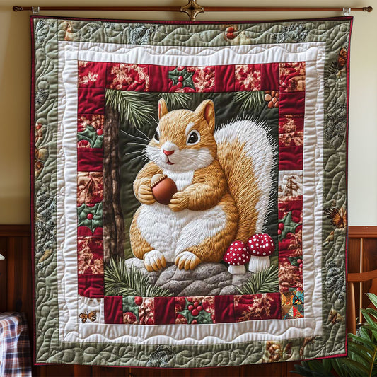 Adorable Squirl WP2112001CL Quilt