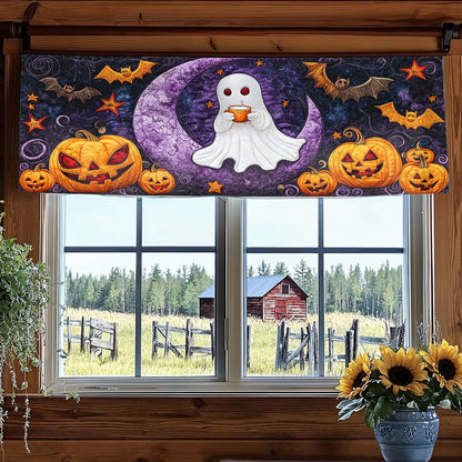 Ghost's Midnight Brew WN2507022CL Quilted Valance
