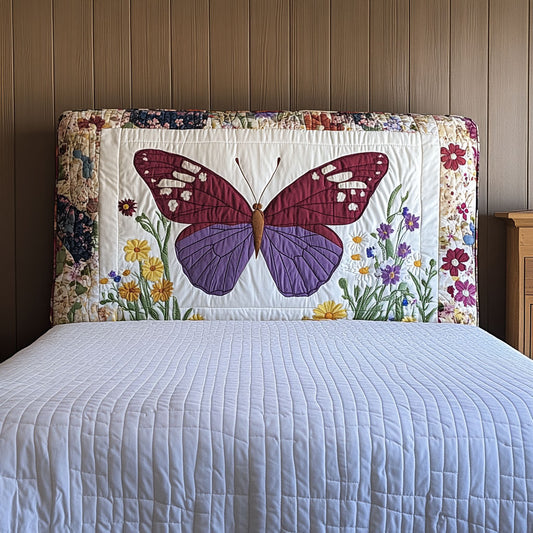 Beautiful Butterfly WJ1712002CL Quilted Headboard Slipcover