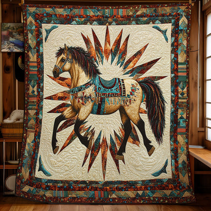 Trigger Pattern Star Horse WY2101081CL Quilt