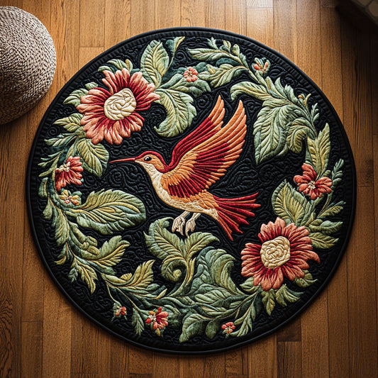 Mystic Forest WY2005034CL Quilted Round Mat