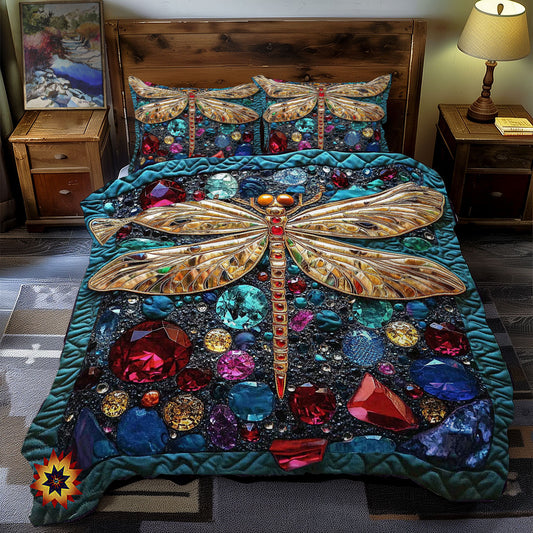 Gemstone Dragonfly WY09120051CL Duvet Cover Set