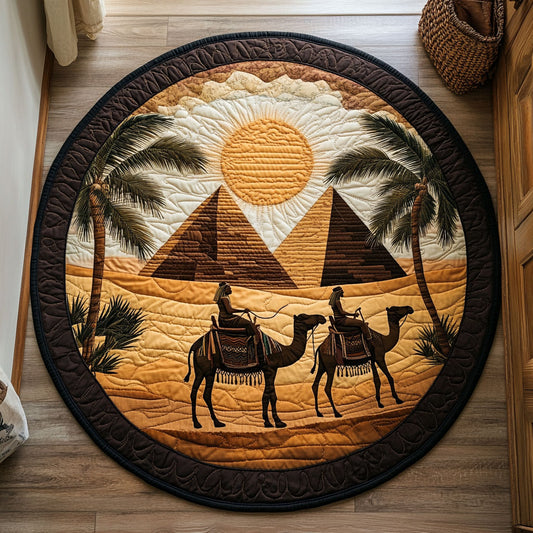 Desert Journey CP2705015CL Quilted Round Mat