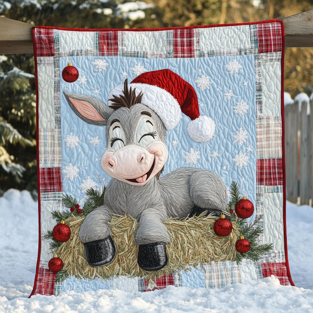 Donkey Winter Night WN1111047CL Quilt