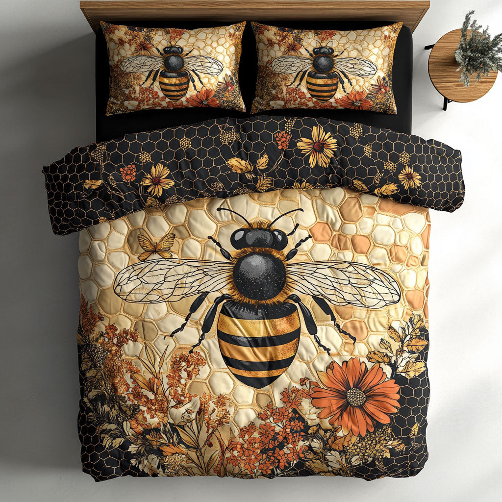 Bee Floral Honeydance WU1903071CL Duvet Cover Set