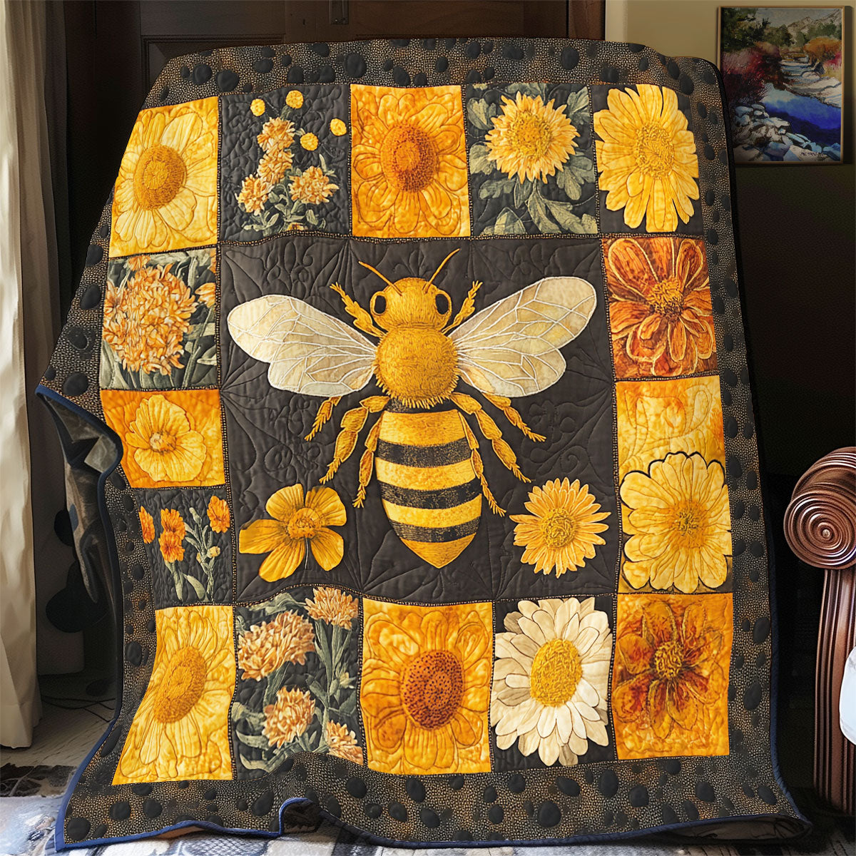 Bee Floral WX2203002CL Quilt