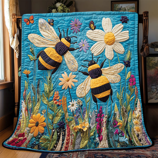 Bee Flower WX1403006CL Quilt